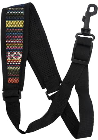 Saxophon Tragegestell, Adjustable Shoulder Strap, Baumwollene Tragehilfe, verstellbare Single Shoulder tragbare, Neck Support, für Musiker, Sänger, Saxophonspieler