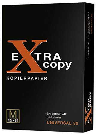 Primus 42753 - Kopierpapier Extra Copy A3, weiß, 500 Blatt, 80 g/m²
