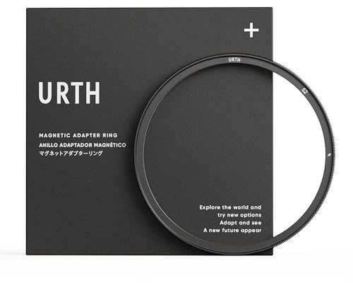 Urth 52mm Magnetic Lens Filter Adapter Ring | Screw-In Adapter Ring for Converting Camera Lens to Magnetic Filter System