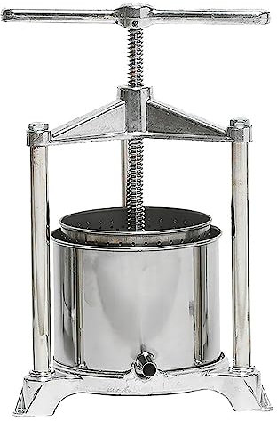 1PEZZO TORCHIETTO PREMITUTTO STRUTTURA ALLUMINIO Grande - H 16,5 x ø 22,5 cm - lt. 5