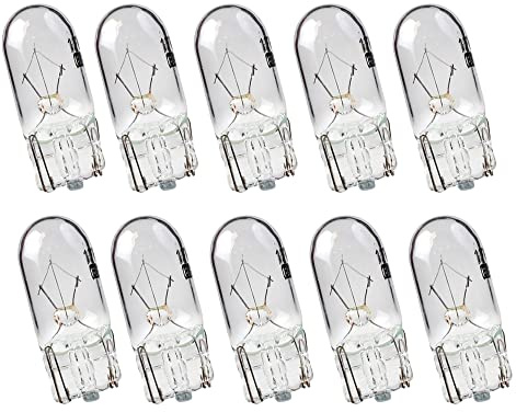 Crono W5W 12V 5Watt Standlicht Lampe Sockel 2.1x9.5d Glassockellampen 10er Set