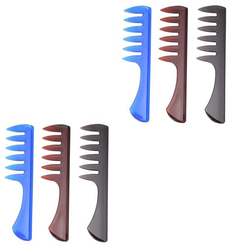 DOITOOL 6 Piezas Peine De Hombre Peine Para El Cabello Peine De Pelo Para Hombre Peine Tenedor Cabeza De Avión