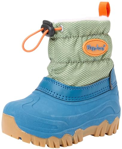 Playshoes vinterbootie uni unisex barn snöstövlar, Petrol Uni, 30/31 EU