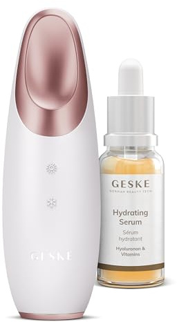 GESKE | SmartAppGuided™ Warm & Cool Eye Energizer | 6 in 1 + GESKE Hydrating Serum | Set mit passender Kosmetik-Zugabe | Beauty-Bundle