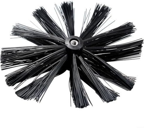 Gdfnmogo Chimney Power Sweeping Accessories,Chimney Sweep Kit,Chimney Brush 200mm Cleaner Brush For Dryers, Chimney