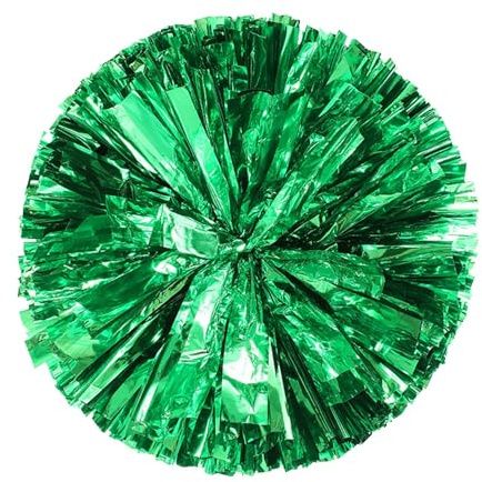 Zasdvn Cheer Team Pom Poms, Cheerleader Pom Poms, Big Cheerleader -Poms per Bambini – 30 cm/11,8 Pollici Cheerleading Puntelli con Anelli per Le Dita, Team di Danza Spirit