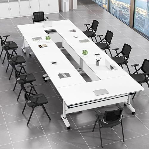 Faltbarer Konferenztisch mit Rollen für Büro Trainingsraum Modern Flip Top Mobile Trainingstisch