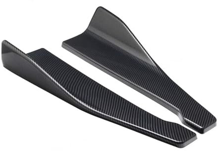 Auto Seitenschweller Für Megane 3 Für M340i Für Golf Für Mk4 Universal Auto Seite Rock Bumper Spoiler Splitter Schutz Seitenschweller(Carbon)