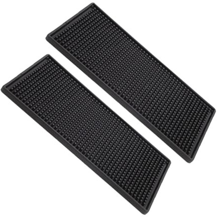 OUNONA 2pièces Tapis De Bar Antidérapant PVC pour Comptoir De Bar Tapis De Séchage pour De Séchage
