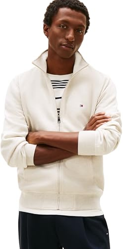 Tommy Hilfiger Essential Fleece Stand Collar Mw0mw41759 Sweat-Shirt zippé Homme (Lot de 1)