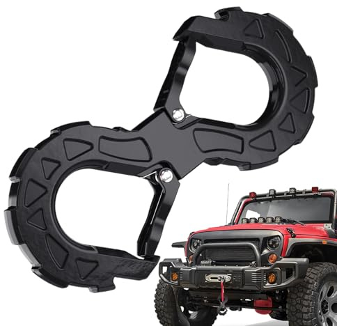 Manille de remorquage | 9,5 mm en forme de S pour camion, crochet à œillet de treuil, capacité de 15 tonnes, outil de récupération pour bateau, SUV, remorque, véhicules, camions