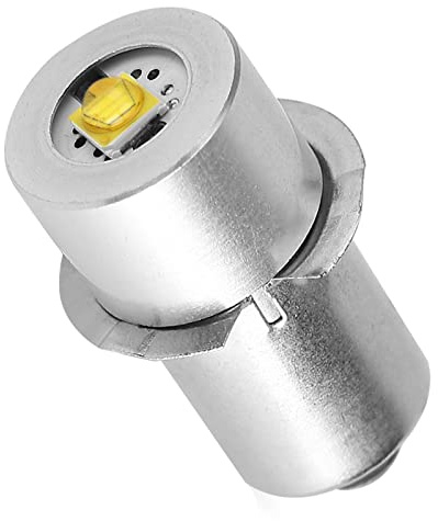 aqxreight P13.5S 3W LED-Taschenlampe, Ersatzlampe, Taschenlampenlampe, Notfall-Arbeitslicht, P13 5S High, Geeignet für die Ersatzlampe, Notfall-Taschenlampe und LED (Warmes Weiß)