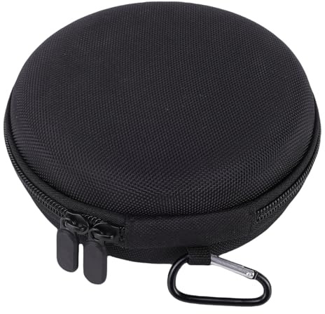 Annadue Hårt Resväska Förvaringsväska Passar för A1 Gen1 Gen2 Gen3 Bärbar Bluetooth-högtalare, med Nätpåse och Externt Spänne (rundt) (endast fodral)