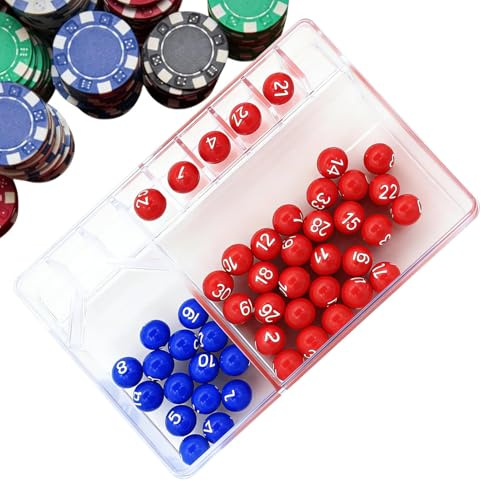 Máquina De Bolas De Lotería: Selector De Números Portátil, Dispositivo De Dibujo Manual | De Equipo Generador De Números De La Suerte Aleatorios, Juego De Herramientas De Entretenimiento De Se