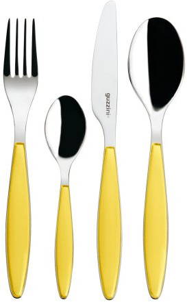 Guzzini Set 24 Posate Feeling Giallo