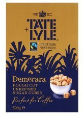 Tate & Lyle Demerara Rough Cut Unrefined Sugar Cubes 500G