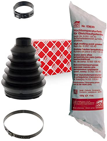 febi bilstein 100047 Achsmanschettensatz, 1 Stück | Kompatibel mit: RENAULT CLIO II, CLIO II Kasten/Schrägheck, KANGOO, KANGOO Express, TWINGO I, TWINGO I Kasten/Schrägheck