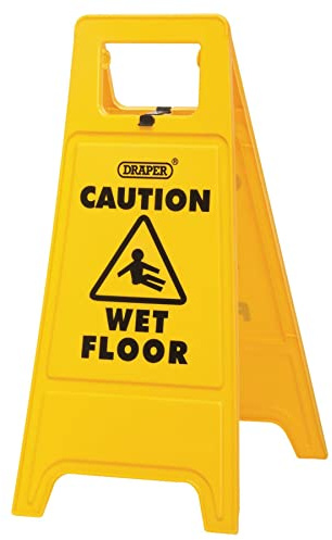 DRAPER wfws/B Wet Floor Warnschild, blau
