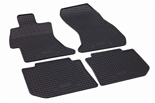 Fußmatten kompatibel mit Subaru XV 2012-2017 Gummi Auto 100% passgenaue Gummimatten Automatten Antirutsch Schwarz