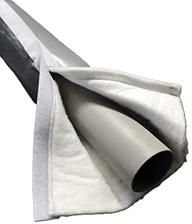Vlies Schutzschlauch Silent Klett 50 x 9 mm Rolle 5m selbstklebend mit Klettverschluss Isolierschlauch Rohrisolierung