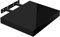 WOLTU Mensola da Muro Scaffale Sospeso da Parete Libreria Piccola per Soggiorno Cameretta Porta CD Dvd, Pannello MDF 30x22,9x3,8cm, Nero, RG9489sz