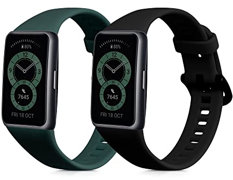 kwmobile Strap for Huawei Band 6 Watch Strap - Silicone Replacement Watch Band