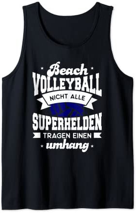 Beach Volleyball Nicht Alle Helden Tragen Umhang Volleyball Tank Top