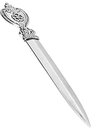 Brieföffner Umschlagöffner Messer Briefmesser, Retro Vintage Elegant Briefmesser Brieföffner Messer aus Zinklegierung für Schule Büro Zuhause