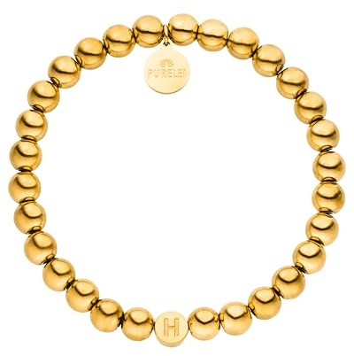 Purelei Buchstaben Armband Anxiety– Accessoire mit Bedeutung – Wasserfester Schmuck – mit Buchstaben aus langlebigem Edelstahl - Verstellbar – Modeschmuck für deinen individuellen Look