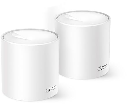 TP-Link Deco X10 Pack 2 Unidades Sistema Deco Wi-Fi 6 Mesh AI AX1500 Doble Banda Blanco