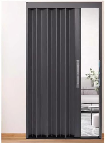 Schiebetür Falttür falttüren innentüren Aluminium-Innenfalttür mit Schloss, Mehrfach-Innentüren, Schiebetür für Küche, Waschküche, Badezimmer, 80 75 72 70 60 48 36 32 30 Zoll(50x80in(126x203cm))