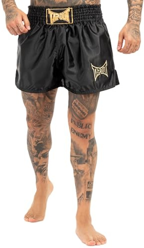 Tapout Herr thaibox-byxor ZORREY svart/guld XXXL, Svart/guld, 3XL