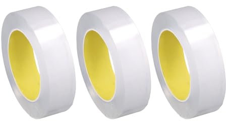 YDuupxe 10 Rotoli di Nastro Biadesivo Spessore 0,1 Mm 30mm*5m Nastri Adesivi di Montaggio Pesanti in Acrilico Trasparente per Installazione di Foto Poster Appesi Nastro in Schiuma
