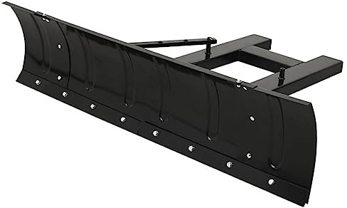 Home Giardino Spazzaneve per Carrello Elevatore 150x38 cm Nero