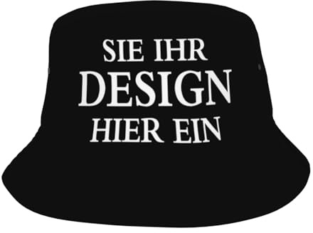Fyralune Fischerhut personalisiert – Selbst gestalten Bucket Hat Sie Ihren eigenen Anglerhut mit Logo, Text oder Foto Sonnenhut – Ideal für Outdoor-Abenteuer und Freizeit