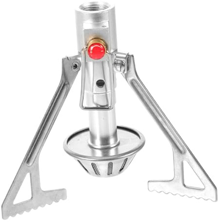 POPETPOP 2piezas Hornillo De Camping Portátil De Gas Mini Estufa De Acero Inoxidable para Picnic y Senderismo Cocina Prevención De Fugas y Encendido Piezoeléctrico para Actividades Al