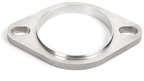 LPMPCZKZGF Universale in Acciaio Inox Acciaio Inossidabile FLANGLER Flange Tubo di Scarico Triangle Giunto 3 Foro Bullone 7 6mm 64mm 2. Buco bullone 5. 1mm 63mm 76mm. Guarnizioni(2 Hole 2 inch)