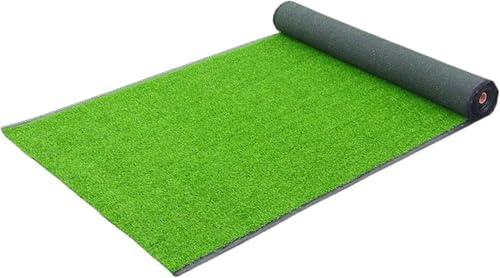 WLCNYL Kunstrasen für den Außenbereich, Hinterhof, Garten, strapazierfähiger Kunstrasenteppich für Rasen, fusselfrei, synthetischer Rasenteppich (60 x 90 cm, Grün, 2 cm)