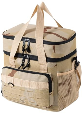 Sac Isotherme pour le Repas de Midi - Glacière Isotherme 19 Litres pour Repas | Sacs Porteurs Isothermes | pour Piscine Camion Travail Voiture Extérieur Plage Camping Pique-nique Pêche Voyage sur la R