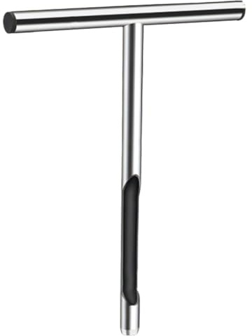 WEKADRIN Échantillonneur de Sol Carotté en Acier Inoxydable 304, Poignée en T Ergonomique, 52 X 25 Cm, Outil de Prélèvement pour Analyse du Sol, Jardinage et Entretien Pelouse, Usage