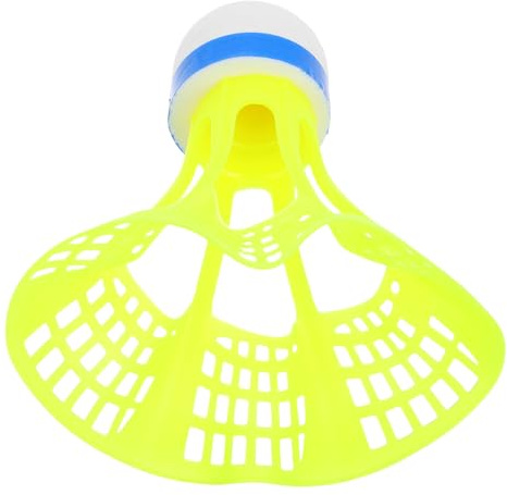 Hemobllo Badminton Trainings Federbälle aus Windbeständigem Nylon für Outdoor Spiel im Garten und Park mit Stabiler Flugbahn für Selbsttraining