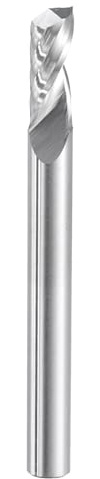 QUARKZMAN torno Espiral 3/16 1 Filo Carburo Sólido Vástago 3/16 LC 1/2 LT 2 CNC Para Madera Plástico Metales Blandos