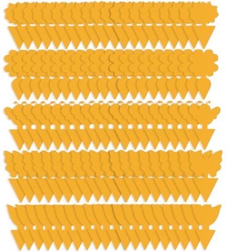 FAYHETG Insecticide Moucheron 100 Pièces Attrape Moucheron Environ 13 × 8CM