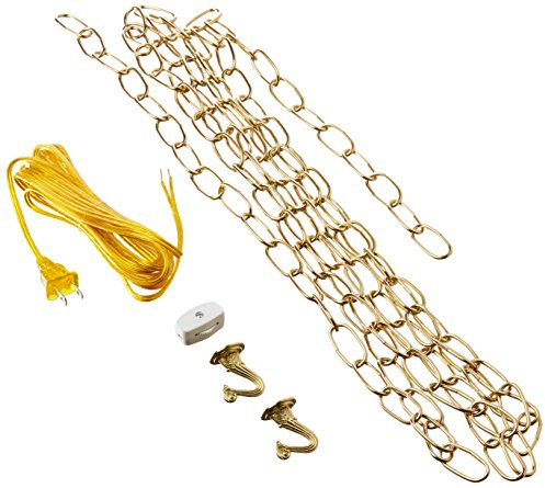 Westinghouse 7048000 12-Foot Swag Kit, Polished Brass Finish