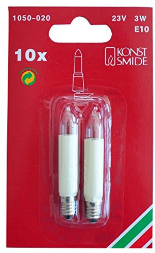 Konstsmide 1050-020 Ampoule Acrylique 2G7 Claire 25 W