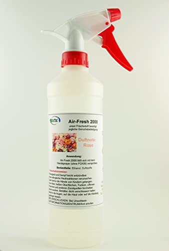 Air-Fresh Raumspray Rose - 500ml - Wellness-Duft mit Ätherischen Ölen