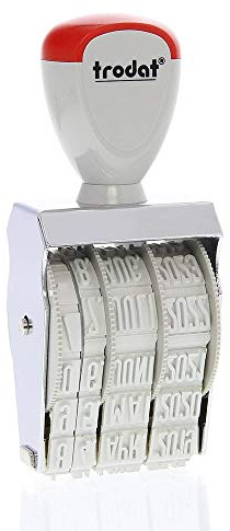 Trodat Classic Datumstempel 44x9 mm (Gummi, Stempel)
