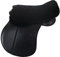 Engel Reitsport | Sattelsitzbezug Sattelauflage echtes Merino Lammfell SABEZ1-L-SCH für englische Reitsattel schwarz Größe L