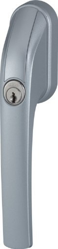 Abus FG 300 abschließbarer Fenstergriff silber Schließung AAL0006 gleichschließend zu weiteren ABUS Fenstersicherungen mit dieser Schließung