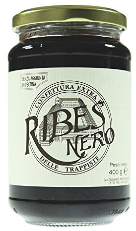 Trappiste Vitorchiano Confettura Extra di Ribes Nero 400g (Confezione da 1)